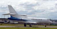 F-GUAJ @ EGGW - Falcon 50 - by Terry Fletcher