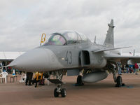 43 @ EGVA - JAS 39D Gripen/Hungarian AF/RIAT Fairford - by Ian Woodcock