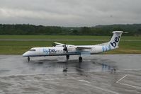 G-JEDM @ SOU - Taken on a stormy evening @ Southampton - by Steve Staunton
