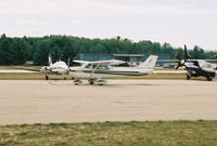 N4772E @ MGN - Taxi for departure RWY 28 @ Harbor Springs Airport (MGN) - by Mel II