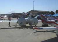 N116RP @ CMA - 2007 Parker ALIENAIR 1 one-off, Toyota Superturbo racing engine 290 Hp, triple shaft-drive transmission, triple ducted fans, rear fans shown in intermediate tilted thrust position, as of photo date has not lifted off or flown-only taxied under power - by Doug Robertson