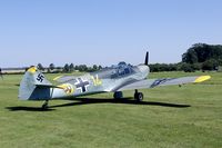 G-ETME @ EGTH - Stand in for a 5./JG51 Bf-109. - by Joop de Groot