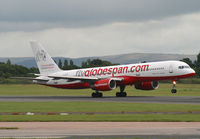 G-CEJM @ EGCC - Globespan 757 - by Kevin Murphy
