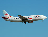 G-TOYA @ LEBL - brummie baby on short final RWY 25R, ex-G-BZZE with Buzz. - by Jorge Molina