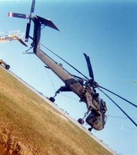 70-18490 @ FBG - When active as CH-54B 70-18490.  Is now in Italy as I-SEAD - by Glenn E. Chatfield