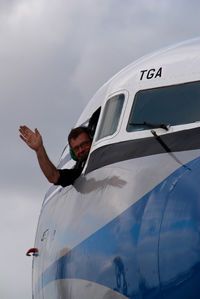 G-APSA @ EDDH - Air Atlantic DC6 in KLM colors - by Yakfreak - VAP
