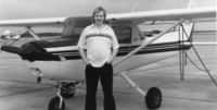 N4768Q @ CNW - Me and my first solo buddy  - 4786Q @ 1983 - by Zane Adams