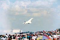 G-BOAF @ CNW - Concorde at Texas Sesquicentennial Air Show 1986 - by Zane Adams
