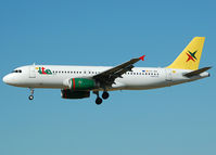 EC-JRX @ LEBL - Operated by My Air, on short final to RWY 25R. - by Jorge Molina