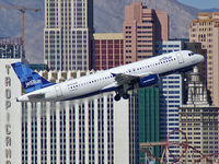 N630JB @ KLAS - jetBlue Airways - 'Honk if You Love Blue' / 2005 Airbus A320-232 - by Brad Campbell