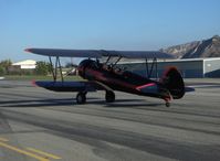 N59031 @ SZP - 1941 Boeing Stearman A75N1, Continental W670-5 220 Hp, taxi to Rwy 22 - by Doug Robertson