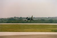 N860AG @ GKY - Former Bolvian AF Sabre - First Restoration Flight in US - by Zane Adams