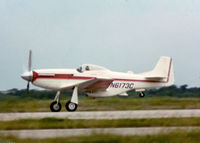 N51GY @ DTO - Registered as N6173C owned by the late Vern Peterson (Mr. Peterson was killed in this aircaft) . With Bob Hoover at the controls - Denton, TX - by Zane Adams