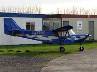 G-CEGK @ EGCF - The pilot had some fun getting this down on a very windy day at Sandtoft - by Terry Fletcher