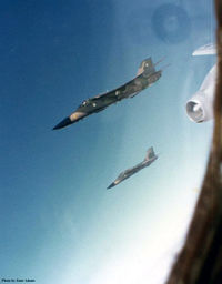 UNKNOWN - F-111 refueling over New Mexico during High School ROTC field trip. KC-135 from Carswell AFB. - by Zane Adams