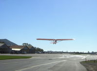 N6230L @ SZP - 1964 Schweizer SGU 2-22E Glider landing Rwy 22, solo by 14 year old certificated glider pilot - by Doug Robertson