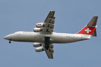 HB-IXS @ LFSB - SWISS 1935 inbound from BCN landing on runway 34 - by runway16