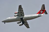 HB-IYY @ LFSB - SWISS 707 inbound from AMS landing on rwy 34 - by runway16