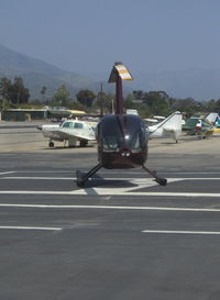 N44NG @ SZP - 2001 Robinson R44 CLIPPER, Lycoming O-540-F1B5 260 Hp derated, on the SZP Helipad - by Doug Robertson