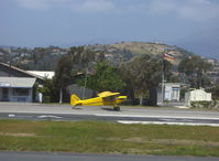 N118DG @ SZP - 2007 Ganzer XPA18, design looks like Piper PA-18-only one registered with FAA, taxi back to Rwy 22 - by Doug Robertson