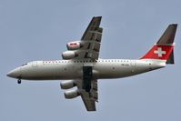 HB-IXS @ LFSB - lading ILS-34 - by runway16