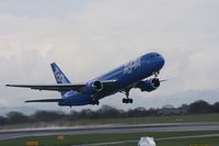 C-GZUM @ EGCC - Taken at Manchester Airport on a typical showery April day - by Steve Staunton