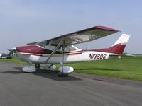 N1320S @ EGBT - Cessna 182 at Turweston - by Simon Palmer