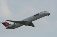 N764NC @ KDTW - DC-9-51 - by Mark Pasqualino