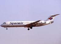 EC-JDN @ LEBL - Landing rwy 09 - by Shunn311