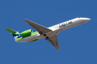 EC-JYB @ LEMG - Lagunair Embraer 145 11 miles out from Malaga, shot from the pool of La Cencerrita - by Steve Hambleton