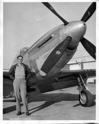 44-12311 - My father, Charles W. Adams, at the North American plant, Dallas, TX - by Zane Adams