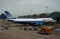 N117UA @ VHHH - United Airlines - by Michel Teiten ( www.mablehome.com )