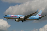 OO-JAF @ EBBR - arrival of flight JAF1358 to rwy 25L - by Daniel Vanderauwera