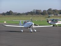 G-KARK @ EGBT - MCR01 arriving at Turweston - by Simon Palmer