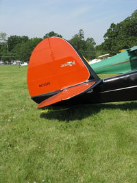 N237E @ OSH - 1940 Cessna C-165 AIRMASTER, Warner Super Scarab 165 165 Hp, tail - by Doug Robertson