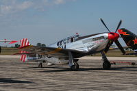 N251MX @ YIP - P-51C Betty Jane - by Florida Metal