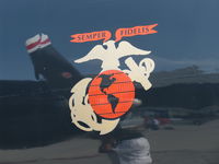 N909TC @ CMA - 1945 Grumman F7F-3P TIGERCAT, two P&W R-2800s 2,100 Hp each, rare warbird, Semper Fi - by Doug Robertson