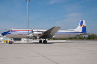 N996DM @ VIE - Red Bull Douglas DC6 - by Yakfreak - VAP