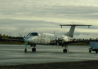 C-GKGA @ CYYR - Beech 1900 hauling cargo to Goose Bay - by John J. Boling