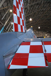 N194G - Big Hummer Corsair on display at Wings over the Rockies Museum. - by Bluedharma