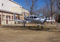 N309A - Adams Aircraft Parked outside at the Rockies Air and Space Museum in Denver Colorado. - by Bluedharma