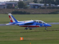E31 @ EGSC - Patrouille de France Alpha-Jet - by chris hall