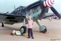 N109W - CAF Buchon HA-1112 at Great Southwest Airport Airshow, Ft. Worth, TX - taken by my father - that's me! - by Zane Adams