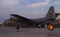 90-9107 @ LFI - One thing about the Hercs, you never know who's bringing them.  Thanks to the Air Force Reserve for this one - by Paul Perry