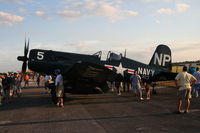 N45NL @ SUA - F4U-5NL Corsair - by Florida Metal