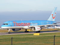 G-BYAD @ EGCC - Thomson - by chris hall