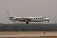 N100BC @ FTW - Nice foggy day for flying...Landing 34 Meacham Field - by Zane Adams
