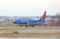 N801SY @ CID - Outback Bowl charter departing runway 9 early morning - by Glenn E. Chatfield