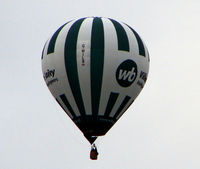 G-WILB - First photo of 2009 as this Balloon passed over my house in Derbyshire UK - by Terry Fletcher