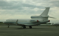 N8000E @ RPLL - New Falcon on FBO ramp. Flew non-stop Dubai to Manila - by John J. Boling